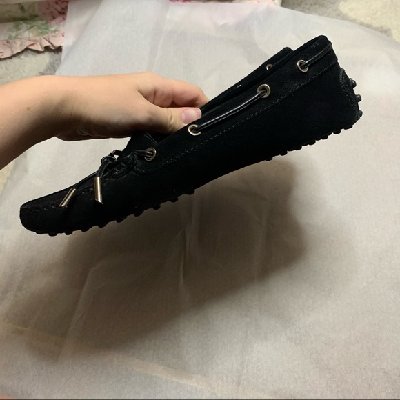 Tod's GOMMINO DRIVING SHOES black suede 38 - Picture 6 of 8